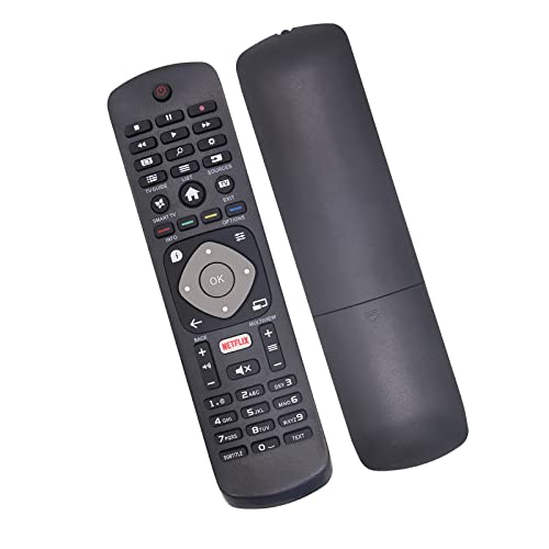 Riry Ersatz-Fernbedienung für Philips Ambilight Smart TV 22PFH4000 32PHT4131 48PFK4101, mit Netflix-Taste Riry Ersatz-Fernbedienung für Philips Ambilight Smart TV 22PFH4000 32PHT4131 48PFK4101, mit Netflix-Taste von Riry
