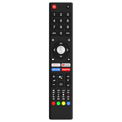 Riry Ersatz GCBLTV02ADBBT Changhong Saba TV-Fernbedienung für Universal-Fernbedienung LCD LED UHD QLED 4K GCBLTV02ADBBT für ChiQ Changhong Saba TV-Keine Konfiguration erforderlich von Riry
