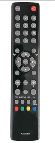 Riry Ersatzfernbedienung Speziell für TCL Fernseher entwickelter Ersatzfernbedienung - Kompatibel mit RC3000E01, RC3000E02, RC2000E02 Riry Ersatzfernbedienung Speziell für TCL Fernseher entwickelter Ersatzfernbedienung - Kompatibel mit RC3000E01, RC3000E02, RC2000E02 von Riry