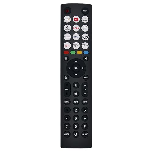 Riry Hisense Ersatz-Fernbedienung für Hisense VIDAA LCD LED 4 K Smart TV- Keine Konfiguration erforderlich Riry Hisense Ersatz-Fernbedienung für Hisense VIDAA LCD LED 4 K Smart TV- Keine Konfiguration erforderlich von Riry