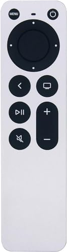 Riry Neue Apple-Fernbedienung, APL Ersatzfernbedienung für Apple TV 4K, geeignet für Apple TV 4K / Gen 1 2 3 4 / HD Modelle A1218, A1842, A1625, A1427, A1469, A2169, A1378 (ohne Sprachbefehlfunktion) Riry Neue Apple-Fernbedienung, APL Ersatzfernbedienung für Apple TV 4K, geeignet für Apple TV 4K / Gen 1 2 3 4 / HD Modelle A1218, A1842, A1625, A1427, A1469, A2169, A1378 (ohne Sprachbefehlfunktion) von Riry
