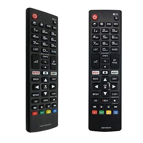 Riry Neue Universal Ersatzfernbedienung für LG Fernbedienung 5308 Für Verschiedene LG Ultra HD-Fernseher-Universal Fernbedienung lg Fernseher-Lebenslange Qualitätsgarantie von Riry