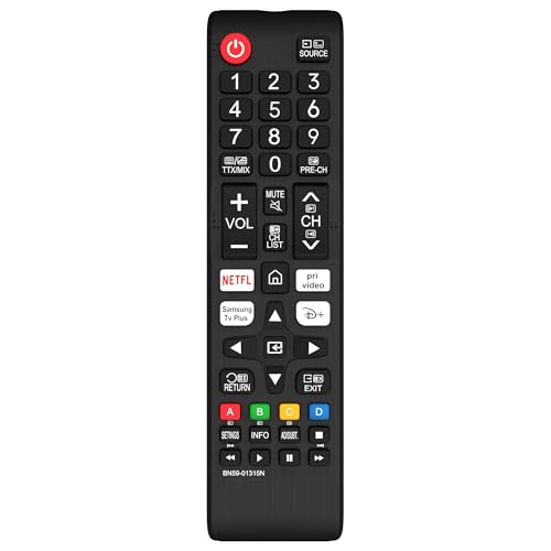 Riry Universal für Samsung BN59-01315N Fernbedienung für 2020/21/22/23 Smart LED LCD TV's,Mit Netflix-, Prime Video-, Samsung TV Plus- und Disney+-Buttons Riry Universal für Samsung BN59-01315N Fernbedienung für 2020/21/22/23 Smart LED LCD TV's,Mit Netflix-, Prime Video-, Samsung TV Plus- und Disney+-Buttons von Riry