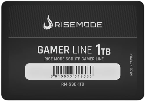 Rise Mode SSD Sata III 1 TB internes Solid-State-Laufwerk Game Line Desktop-PC oder Laptop 2,5 Zoll von Rise Mode