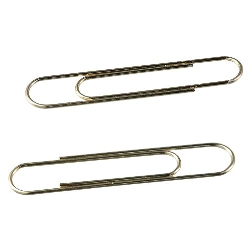 Risedot Extra große Metall-Büroklammern, Lesezeichen, hellgoldene Büroklammern, Planer-Clips für die Organisation zu Hause, Büro, 100 mm, 14 Stück Risedot Extra große Metall-Büroklammern, Lesezeichen, hellgoldene Büroklammern, Planer-Clips für die Organisation zu Hause, Büro, 100 mm, 14 Stück von Risedot