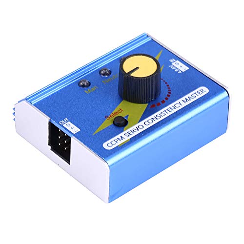 Risegun Servo Tester, 3CH Digital Multi Servo Tester DC 4.8V-6V RC Aluminiumgehäuse Multifunktions Servocontroller CCPM Test für ESCs Servo Motor für RC Flugzeug Auto Boot Risegun Servo Tester, 3CH Digital Multi Servo Tester DC 4.8V-6V RC Aluminiumgehäuse Multifunktions Servocontroller CCPM Test für ESCs Servo Motor für RC Flugzeug Auto Boot von Risegun