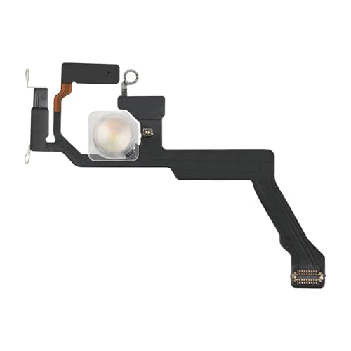 Risidamoy Blitzlicht für iPhone 14 Pro Max, Flexkabel, Ersatzteil, Reparatur-Taschenlampe, leiser Schalter mit vorinstallierter Metallhalterung, für A2651, A2893, A2894, A2895, A2896 Risidamoy Blitzlicht für iPhone 14 Pro Max, Flexkabel, Ersatzteil, Reparatur-Taschenlampe, leiser Schalter mit vorinstallierter Metallhalterung, für A2651, A2893, A2894, A2895, A2896 von Risidamoy