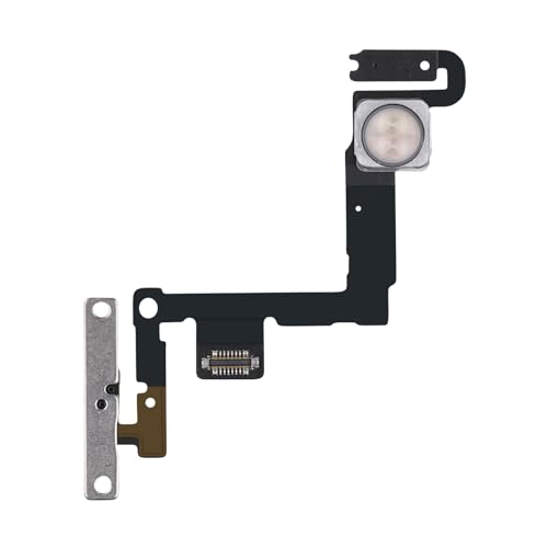 Risidamoy Power-Taste, Blitzlicht, Flexkabel, Ersatz für iPhone 11, Fix On/Off-Kontrolle, Mikrofon, Taschenlampenschalter mit vorinstallierter Montage, Mikrofon-Metallhalterung Risidamoy Power-Taste, Blitzlicht, Flexkabel, Ersatz für iPhone 11, Fix On/Off-Kontrolle, Mikrofon, Taschenlampenschalter mit vorinstallierter Montage, Mikrofon-Metallhalterung von Risidamoy