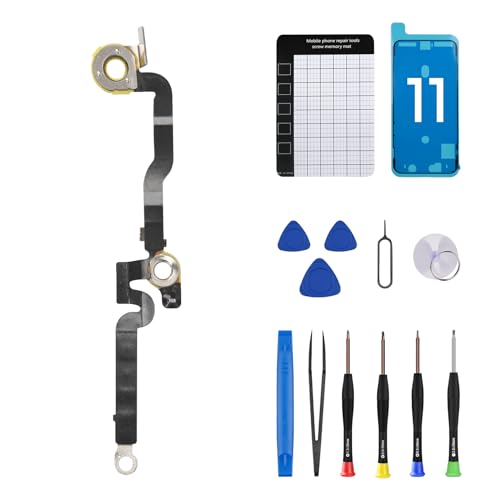 Risidamoy Für iPhone 11 Bluetooth Signal Antenne Flex Kabel Ersatz für iPhone11 Wireless Bluetooth Antenne Flex Part mit Schraubendreher Brechstange Saugnapf Fix Tool Repair A2111 A2223 A2221 Risidamoy Für iPhone 11 Bluetooth Signal Antenne Flex Kabel Ersatz für iPhone11 Wireless Bluetooth Antenne Flex Part mit Schraubendreher Brechstange Saugnapf Fix Tool Repair A2111 A2223 A2221 von Risidamoy