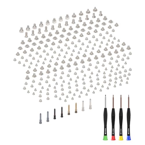 Risidamoy Für iPhone 13 Pro Komplettes Vollschraubenset Ersatz für iPhone 13Pro mit Pentalobe Schrauben Set Reparaturset mit 4 Schraubendrehern für A2636 A2638 A2639 A2640 A2483 von Risidamoy