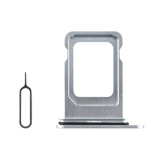 Risidamoy Für iPhone 15 15 Plus Single SIM Card Tray Ersatz Single Version SIM Card Slot Holder Replace for iPhone 15 15 Plus with Open Eject Pin Model: A3090 A2846 A3094 A2847 (Blue) von Risidamoy