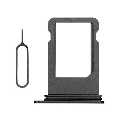 Risidamoy Für iPhone 8 Schwarz SIM Card Tray Slot Ersatz Single SIM Version für iPhone8 Einzelkartenhalter Adapter mit wasserdichtem Gummiring SIM Ejektor A1863 A1905 A1906 Risidamoy Für iPhone 8 Schwarz SIM Card Tray Slot Ersatz Single SIM Version für iPhone8 Einzelkartenhalter Adapter mit wasserdichtem Gummiring SIM Ejektor A1863 A1905 A1906 von Risidamoy
