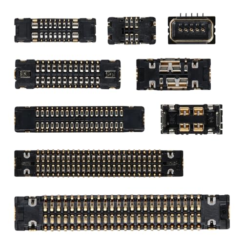 Risidamoy Motherboard-Anschlussbuchse für iPhone 8 Plus, Ersatzteil, Akku-Buchse für Frontkamera, kabelloser Ladeanschluss, Steckplatz für iPhone 8 Plus, 9 Stück Risidamoy Motherboard-Anschlussbuchse für iPhone 8 Plus, Ersatzteil, Akku-Buchse für Frontkamera, kabelloser Ladeanschluss, Steckplatz für iPhone 8 Plus, 9 Stück von Risidamoy