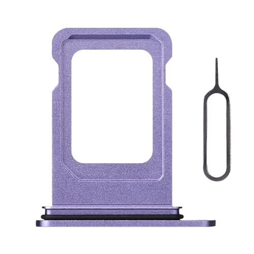 Risidamoy Single SIM Card Tray Purple Replacement for iPhone 12 US Version Sim Card Tray Holder Adapter with SIM Ejector for iPhone12 Mobile Phone Repair Replace Parts A2172 A2402 A2404 Risidamoy Single SIM Card Tray Purple Replacement for iPhone 12 US Version Sim Card Tray Holder Adapter with SIM Ejector for iPhone12 Mobile Phone Repair Replace Parts A2172 A2402 A2404 von Risidamoy