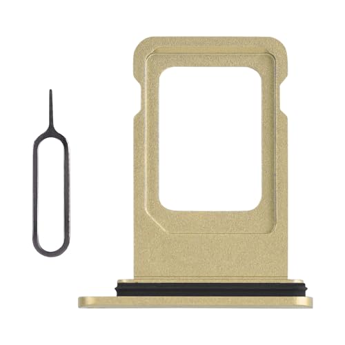 für iPhone XR Gold SIM Card Tray Holder Replacement Single SIM Version for iPhoneXR Card Slot with Waterproof Rubber Ring Repair Tool Fix Kit SIM Ejector for A1984 A2105 A2106 A2107 A2108 für iPhone XR Gold SIM Card Tray Holder Replacement Single SIM Version for iPhoneXR Card Slot with Waterproof Rubber Ring Repair Tool Fix Kit SIM Ejector for A1984 A2105 A2106 A2107 A2108 von Risidamoy