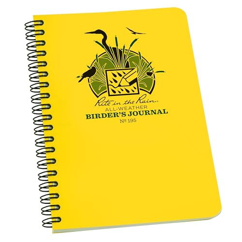 RITE IN THE RAIN BIRDER'S JOURNAL SIDE SPIRAL BOUND WHITE/YELLOW (SIZE 4.6X7 IN) von Rite in the Rain