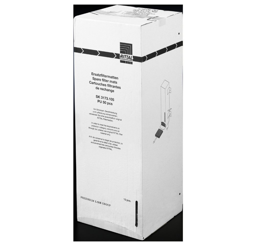 RITTAL Gehäuselüfter Rittal SK 3173.105 Ersatz-Filtermatte (B x H x T) 289 x 289 x 17 mm von Rittal