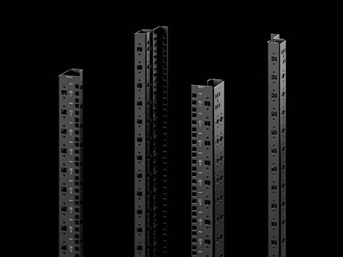 Rittal 5302154 19 Zoll Netzwerkschrank-Schienen Schwarz von Rittal