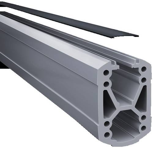 Rittal CP 6212.210 Tragprofil offen Aluminium Hellgrau (L x B x H) 2000 x 75 x 120mm 1St. von Rittal
