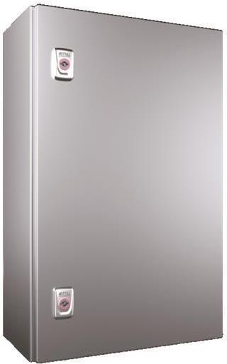 Rittal Kompakt-Schaltschrank AX Edelstahl 1.4301 1türig 380x600x210mm (1008000) von Rittal