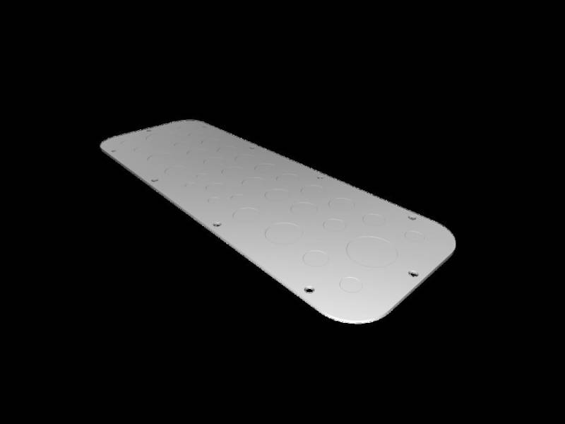 Rittal Metall-Flanschplatte AX 2573.100 2573100 von Rittal
