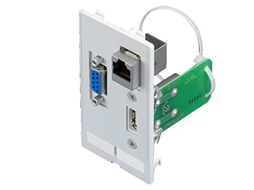 Rittal SZ 2482.570 Schnittstellenklappe USB-A, RJ45, SUB-D 9 Druckguss Graphitgrau (RAL 7024) 1St. von Rittal