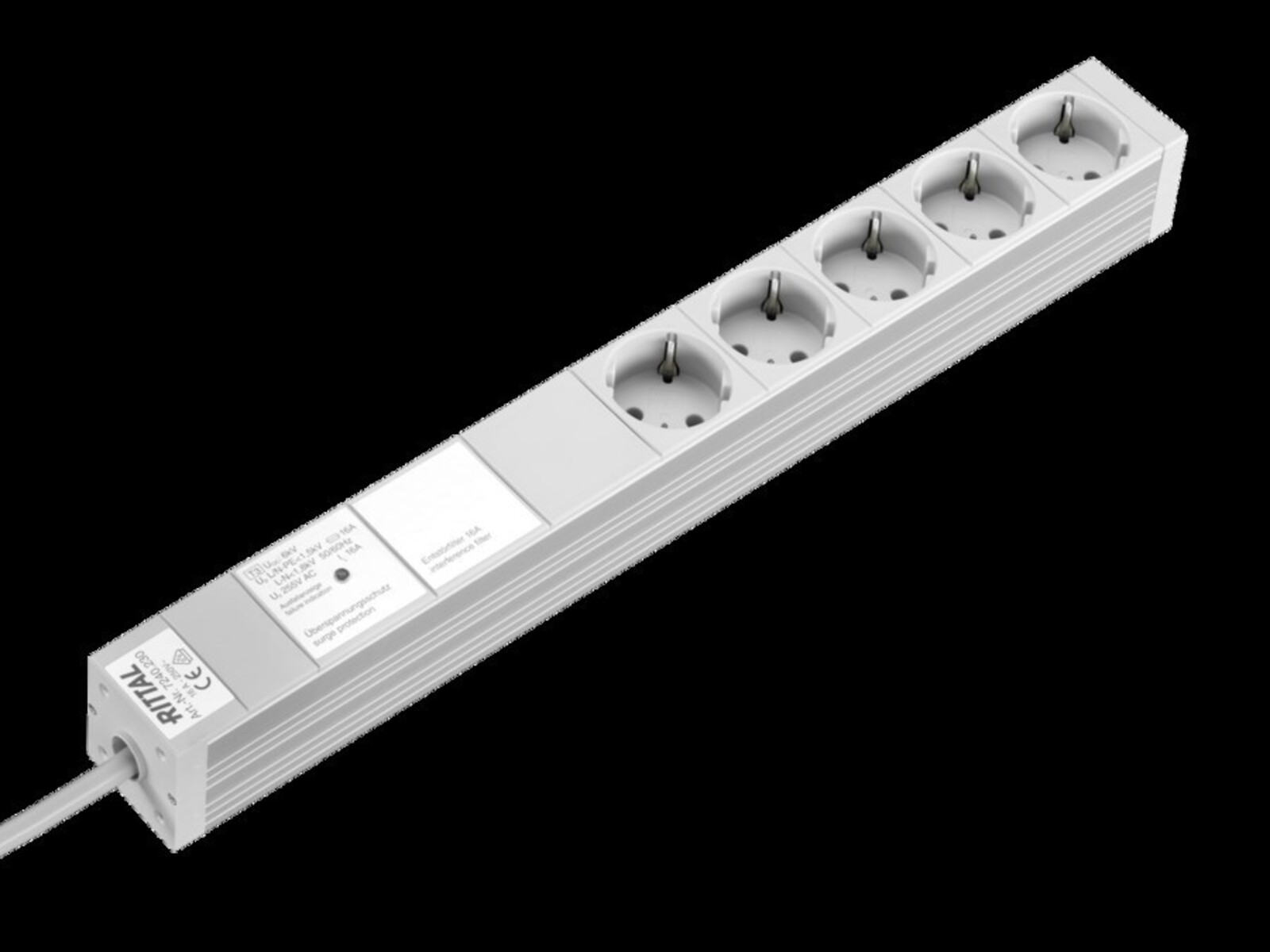 Rittal Steckdosenleiste DK 7240.230 7240230 Rittal Steckdosenleiste DK 7240.230 7240230 von Rittal