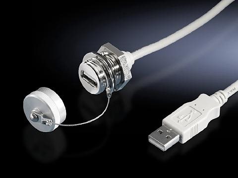 Rittal - USB-Verlängerungskabel - USB (M) bis USB (W) - 50 cm von Rittal