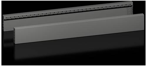 Rittal VX Sockel-Blende, seitlich, H: 100 mm, für T: 1000 mm, Stahlblech 8660035 Inhalt: 1 Set von Rittal
