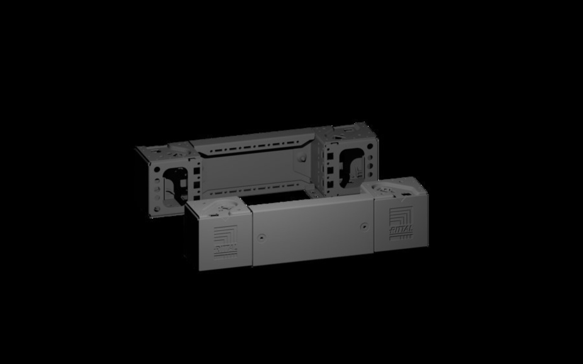 Rittal VX Sockel-Eckstück VX 8660.001 (VE2) 8660001 von Rittal
