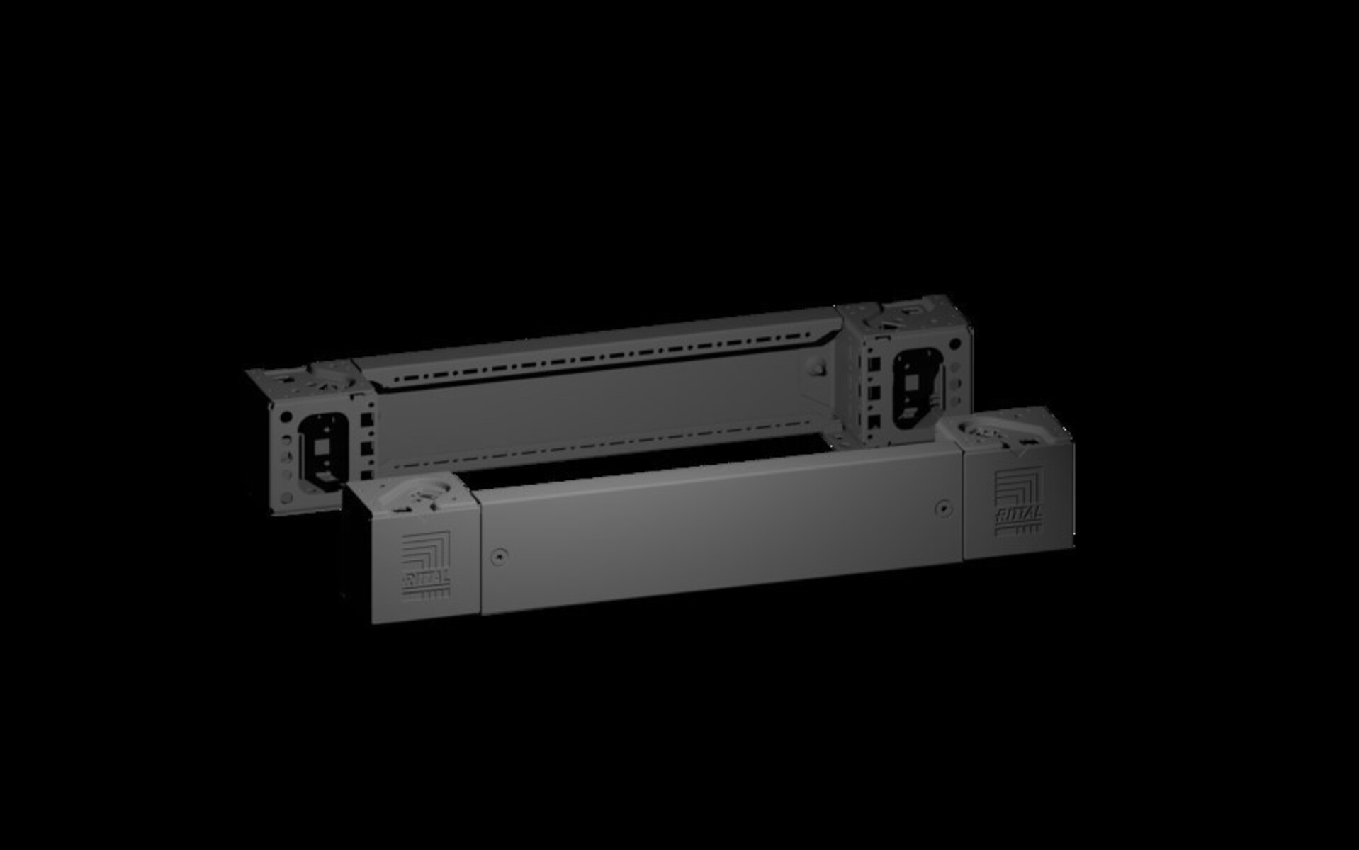 Rittal VX Sockel-Eckstück VX 8660.002 (VE2) 8660002 von Rittal
