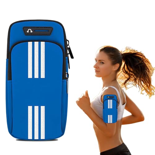 Handytasche Laufen Sport, Laufarmband Handyhalterung, Handytasche Joggen Handy Armband, Handytasche Joggen, Für Laufen, Workout, Joggen und Fitness (Blau) von Ritte