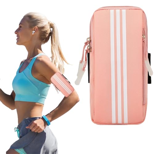 Handytasche Laufen Sport, Laufarmband Handyhalterung, Handytasche Joggen Handy Armband, Handytasche Joggen, Für Laufen, Workout, Joggen und Fitness (Rosa) von Ritte