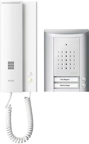 Ritto by Schneider Entravox Türsprechanlage Kabelgebunden Komplett-Set 2 Familienhaus Silber Ritto by Schneider Entravox Türsprechanlage Kabelgebunden Komplett-Set 2 Familienhaus Silber von Ritto by Schneider