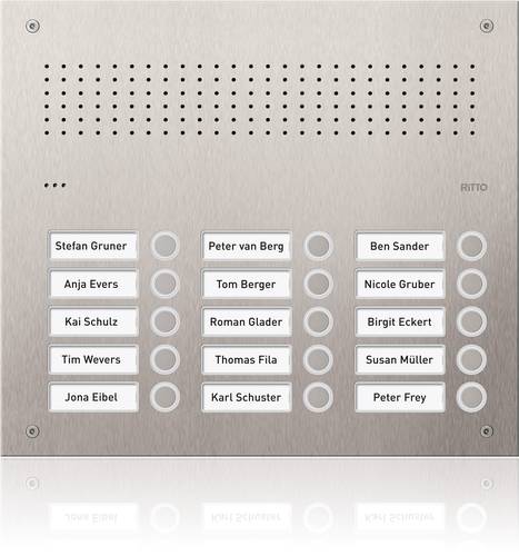 Ritto by Schneider RGE1813125 Türsprechanlage Edelstahl von Ritto by Schneider
