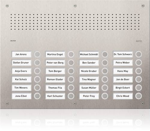 Ritto by Schneider RGE1814225 Türsprechanlage Edelstahl von Ritto by Schneider