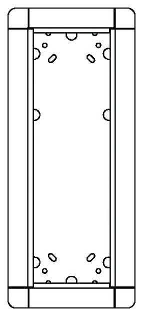 Ritto 18813/20 Rahmen UP 3fach silber von Ritto