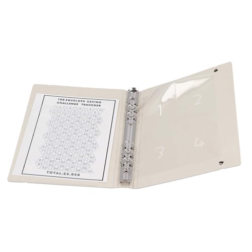 A5 Budget Envelope Challenge 100 Beutel für Geldmanagement Ideal für das Unterrichten von Kindern Finanzielle Verantwortung, PVC (GREEN) von Riuulity