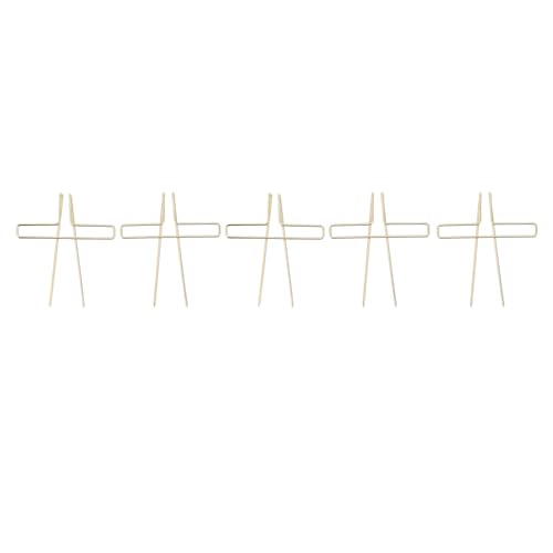 Klavierblatt Buchklemm Sturte Edelstahl -Musik -Seiten Halter für Verschiedene Aktivitäten, Set von 10 Clips (GOLD) von Riuulity