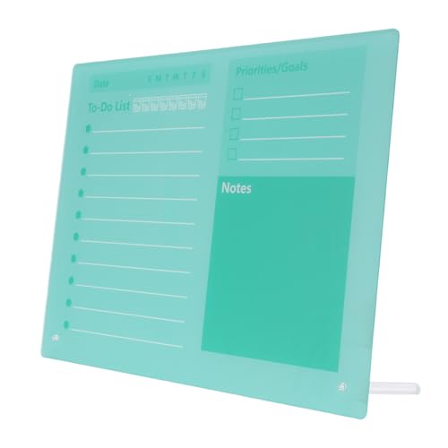 Trockener Erase -Planer -Board, Daily Planer Dry Emerase Board, Desktop -Kalender, auf Do List, Zeitplan mit Stand for Office Home School (40 * 30 cm) von Riuulity