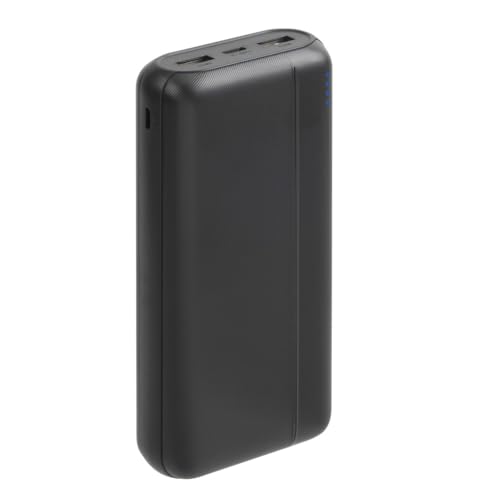 RIVACASE Powerbank 20000 mAh, Externer Akku mit hoher Ladekapazität, Typ-C Eingang/Ausgang, 2 Eingängen und 2 Ausgängen, Kompatibel mit iPhone, Samsung, Huawei u. a. (20000 mAh) von Rivacase