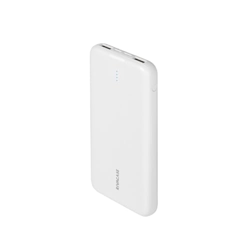 RIVACASE VA2041 Powerbank 10000 mAh, Externer Akku mit hoher Ladekapazität, Typ-C Eingang/Ausgang, 2 Eingänge und 3 Ausgänge, tragbares Ladegerät, kompatibel mit iPhone, Samsung, iPad u.a. von Rivacase