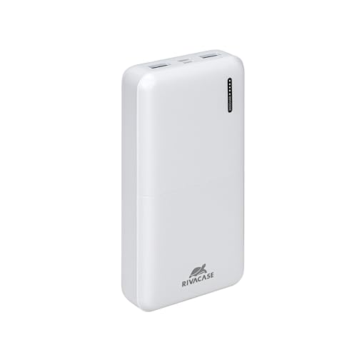 RIVACASE VA2572 Powerbank 20000 mAh - Externer Akku mit starker Leistung - Typ-C Eingang und Ausgang, 2 Eingänge und 3 Ausgänge - tragbares Ladegerät kompatibel mit iPhone, Samsung, iPad u.a. RIVACASE VA2572 Powerbank 20000 mAh - Externer Akku mit starker Leistung - Typ-C Eingang und Ausgang, 2 Eingänge und 3 Ausgänge - tragbares Ladegerät kompatibel mit iPhone, Samsung, iPad u.a. von Rivacase