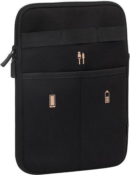 Riva Case Antishock 5617 Travel Organizer - Tasche für Tablet - Neopren - Dark Black - 10.1 (5617 BLACK) von Rivacase