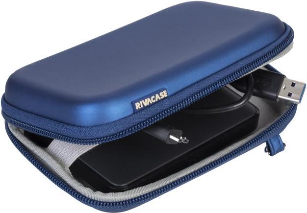 Riva Case Davos 9101 - Tasche f�r portable HDD - geformtes EVA - Hellblau (9101 LIGHT BLUE) von Rivacase