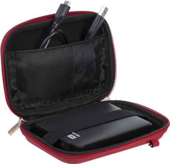 Riva Case Davos 9101 - Tasche f�r portable HDD - geformtes EVA - Rot (9101 RED) von Rivacase