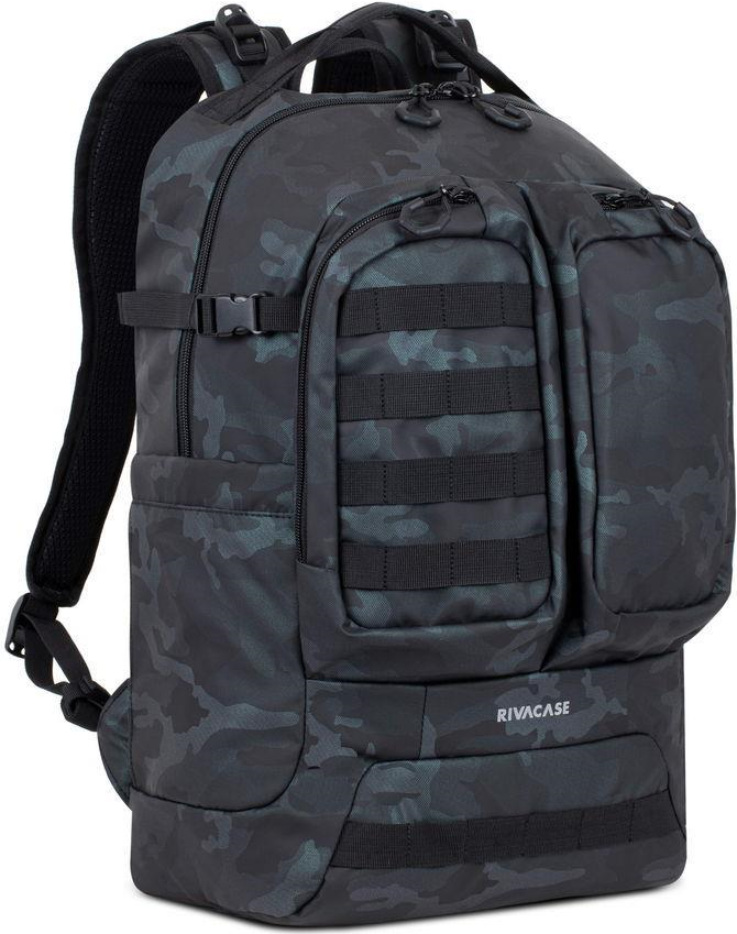 Riva NB Rucksack Sherwood 17.3 grau camo 7661 (7661 NAVY CAMO) von Rivacase