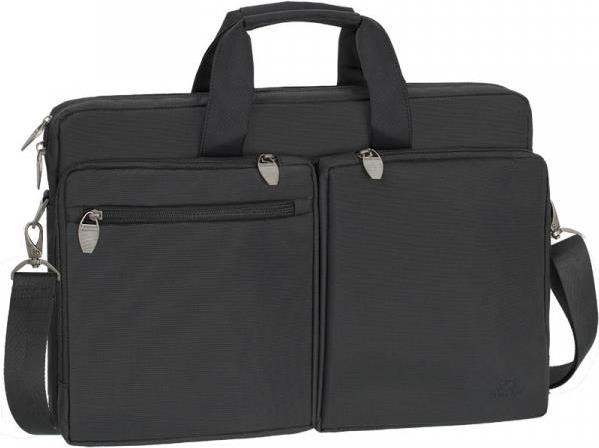 Rivacase 8550 - Aktenkoffer - Schwarz - Einfarbig - Polyester - Staubresistent - Kratzresistent - 425 x 290 x 45 mm (4260403570340) von Rivacase