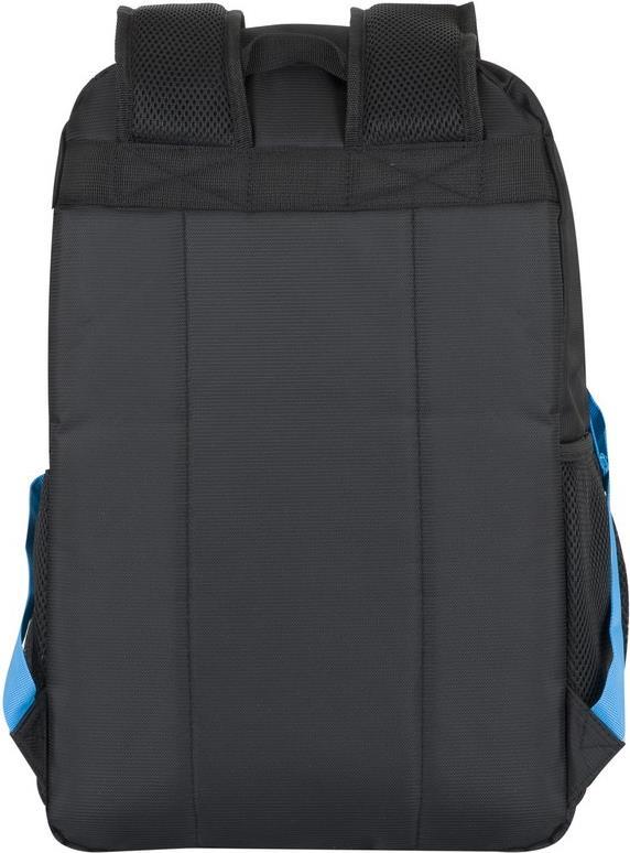 Rivacase Regent 8069 Notebooktasche 43,9 cm (17.3 ) Rucksack Schwarz - Cyan (8069 BLACK) von Rivacase