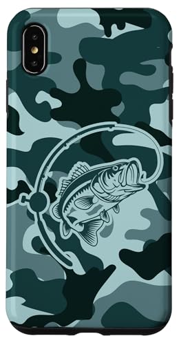 Bold Camouflage für Angler und Flussfischer Camo Angeln Hülle für iPhone XS Max von River Bass Fishing Camo for Anglers Fishing Lovers